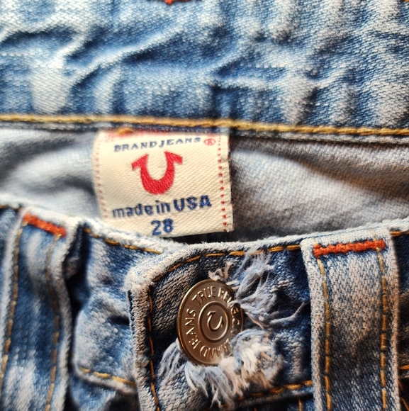 True Religion 28 Joey Jeans Distressed - Picture 2 of 9
